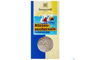 Sie sehen eine Packung Sonnentor Bio Mediterranes Salz 00717 120g, Produktbild: 01 Sonnentor Bio Mediterranes Salz 00717 120g, A-Nr.: 3701246 - 01