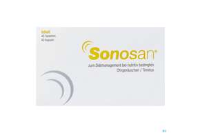 Sie sehen eine Packung Sonosan Tabl 40 +kapseln 40 1pk, Produktbild: 01 Sonosan Tabl 40 +kapseln 40 1pk, A-Nr.: 3825592 - 01