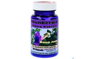 Sie sehen eine Packung Thunbergia Kapseln Extrakt 350mg Rang Jued 60st, Produktbild: 01 Thunbergia Kapseln Extrakt 350mg Rang Jued 60st, A-Nr.: 4579089 - 01