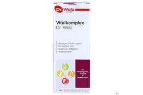 Sie sehen eine Packung Vitalkomplex Dr.wolz Vitalstoff Konzentrat Nr 60545 500ml, Produktbild: 01 Vitalkomplex Dr.wolz Vitalstoff Konzentrat Nr 60545 500ml, A-Nr.: 4297729 - 01