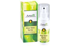 Sie sehen eine Packung ALOE VERA Spray 100ml, Produktbild: 01 ALOE VERA Spray 100ml, A-Nr.: 5649811 - 01