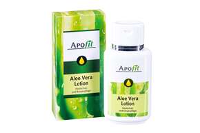 Sie sehen eine Packung APOfit Aloe Vera Lotion 200ml, Produktbild: 01 APOfit Aloe Vera Lotion 200ml, A-Nr.: 5649834 - 01