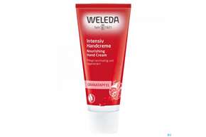 Sie sehen eine Packung Weleda Granatapfel Intensiv Handcreme 50ml, Produktbild: 01 Weleda Granatapfel Intensiv Handcreme 50ml, A-Nr.: 3755911 - 01