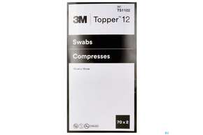 Kompressen Topper 12 Steril Ts1102 10x 10cm 70x2 140st, A-Nr.: 2198130 - 01