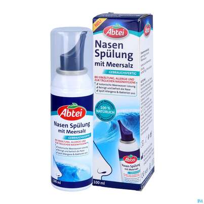 Nasen Spuelung Abtei 100% Nat.meersalz O.kons Ab 3 Jahren 50000 100ml, A-Nr.: 5214680 - 04