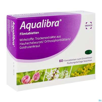 Sie sehen eine Packung Aqualibra Filmtabl 60st, Produktbild: 03 Aqualibra Filmtabl 60st, A-Nr.: 5505897 - 03
