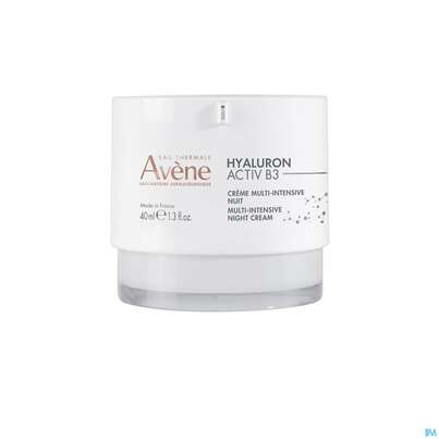 Sie sehen eine Packung Avene Hyaluron Activ B3 Nachtcreme 40ml, Produktbild: 11 Avene Hyaluron Activ B3 Nachtcreme 40ml, A-Nr.: 5693261 - 11