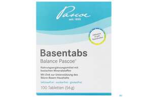 Sie sehen eine Packung Basen Tabs Balance Pascoe 100st, Produktbild: 01 Basen Tabs Balance Pascoe 100st, A-Nr.: 3236588 - 01