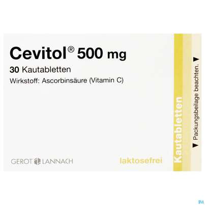 CEVITOL KTBL 500MG 30ST, A-Nr.: 0088012 - 01