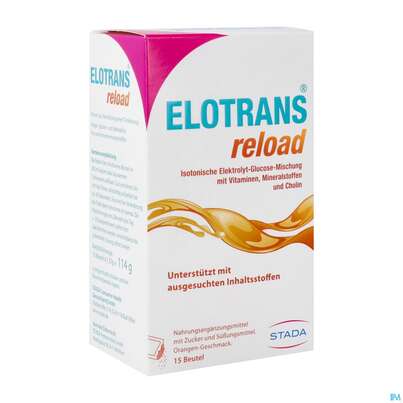 Elotrans Reload Pulver Orange Beute 15st, A-Nr.: 5724406 - 03
