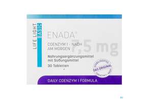 Sie sehen eine Packung Enada N.a.d.h Dr.birkmayer Tabl 7,5mg 30st, Produktbild: 01 Enada N.a.d.h Dr.birkmayer Tabl 7,5mg 30st, A-Nr.: 2963903 - 01