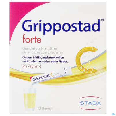 Grippostad C Forte Granulat Z.herst. E.lösung Z.einnehmen Beutel 12st, A-Nr.: 3903464 - 01