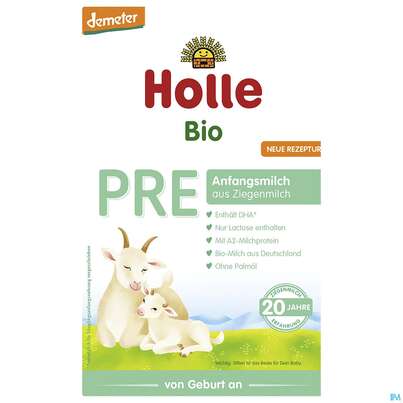 Holle Bio Anfangsmilch Ziege Saeuglingsmilch Dha Pre Demeter 400g, A-Nr.: 5584477 - 01