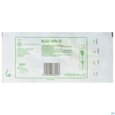 Infusionsgeraete Kaeb Infu G Latex Frei 1st, A-Nr.: 3839275 - 01