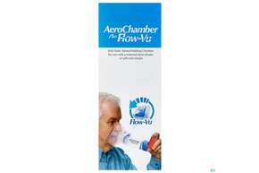 Inhalatoren U.zubehoer Aero Chamber +maske Blau Erwachsene +flow-vu Neu 1st, A-Nr.: 5476492 - 01