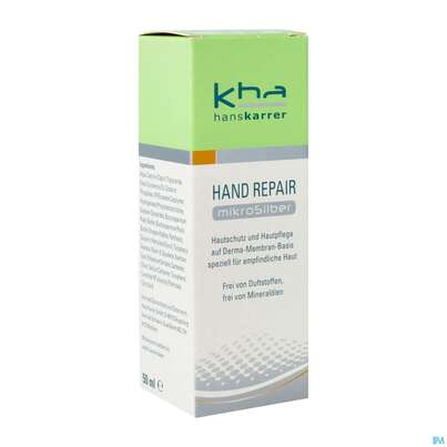 Sie sehen eine Packung Karrer Mikrosilber Handrepair 50ml, Produktbild: 02 Karrer Mikrosilber Handrepair 50ml, A-Nr.: 3855618 - 02