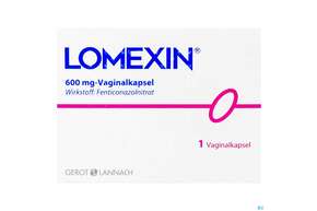 Lomexin Vaginalkapseln 600mg 1st, A-Nr.: 1344457 - 01