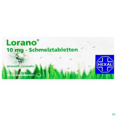 Lorano Schmelztabl 10mg 30st, A-Nr.: 3545384 - 01