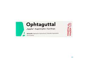 Sie sehen eine Packung Ophtaguttal-agepha Augentropfen 10ml, Produktbild: 01 Ophtaguttal-agepha Augentropfen 10ml, A-Nr.: 0040100 - 01