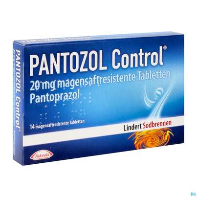 Pantozol Control Magensaftresistente Tabl 20mg 14st, A-Nr.: 3544781 - 02