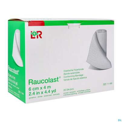 Fixierbinden Raucolast 4mx 6cm 20st, A-Nr.: 0904138 - 02