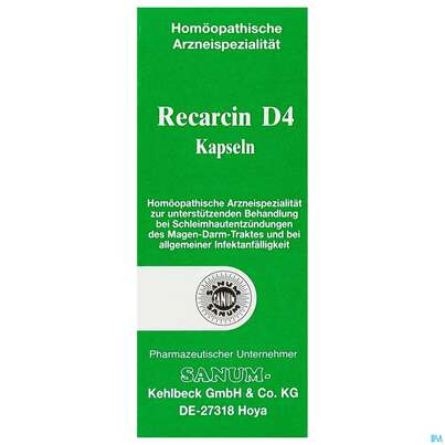 Recarcin Kapseln D4 5st, A-Nr.: 2157562 - 01