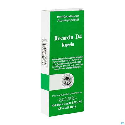 Recarcin Kapseln D4 5st, A-Nr.: 2157562 - 02