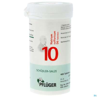 Schuess 10 Na Sulf D 6 Pflu 100g, A-Nr.: 3703334 - 01