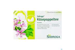 Sie sehen eine Packung Sidroga Tee Doppelkammerbeutel Kaesepappel 20st, Produktbild: 01 Sidroga Tee Doppelkammerbeutel Kaesepappel 20st, A-Nr.: 2429285 - 01