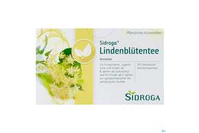 Sie sehen eine Packung Sidroga Tee Doppelkammerbeutel Lindenblueten 20st, Produktbild: 01 Sidroga Tee Doppelkammerbeutel Lindenblueten 20st, A-Nr.: 2429291 - 01