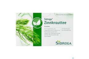 Sie sehen eine Packung Sidroga Tee Doppelkammerbeutel Zinnkraut 20st, Produktbild: 01 Sidroga Tee Doppelkammerbeutel Zinnkraut 20st, A-Nr.: 2429374 - 01