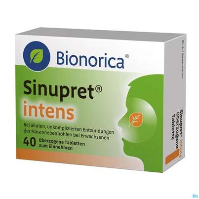 Sinupret Intens Ueberzogene Tabl 40st, A-Nr.: 4218919 - 02