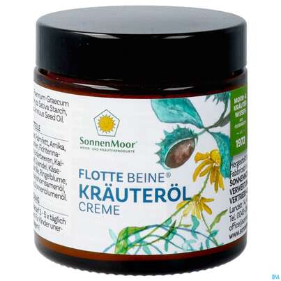 Sie sehen eine Packung Sonnenmoor Kraeuteroel-creme 90g, Produktbild: 02 Sonnenmoor Kraeuteroel-creme 90g, A-Nr.: 5106973 - 02