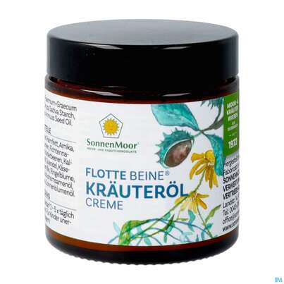 Sie sehen eine Packung Sonnenmoor Kraeuteroel-creme 90g, Produktbild: 03 Sonnenmoor Kraeuteroel-creme 90g, A-Nr.: 5106973 - 03