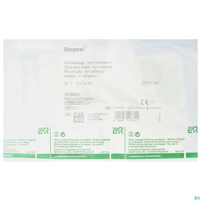 Wundauflagen Stepcel/gazelin Steril Gr 1 25st, A-Nr.: 0986538 - 01