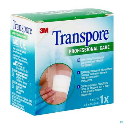 Wundpflaster Transpore 25mm 1527np-1s 1st, A-Nr.: 0201253 - 02