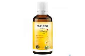 Sie sehen eine Packung Weleda Baby-baeuchlein- Massageoel 50ml, Produktbild: 01 Weleda Baby-baeuchlein- Massageoel 50ml, A-Nr.: 2572887 - 01