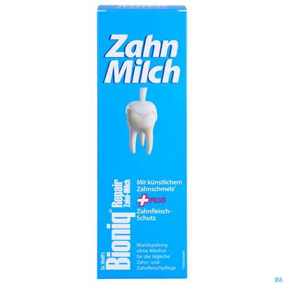Sie sehen eine Packung Bioniq Repair Zahn-milch 400ml, Produktbild: 01 Bioniq Repair Zahn-milch 400ml, A-Nr.: 5445126 - 01