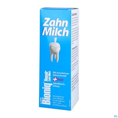 Sie sehen eine Packung Bioniq Repair Zahn-milch 400ml, Produktbild: 02 Bioniq Repair Zahn-milch 400ml, A-Nr.: 5445126 - 02