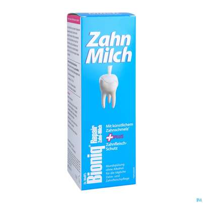 Sie sehen eine Packung Bioniq Repair Zahn-milch 400ml, Produktbild: 03 Bioniq Repair Zahn-milch 400ml, A-Nr.: 5445126 - 03