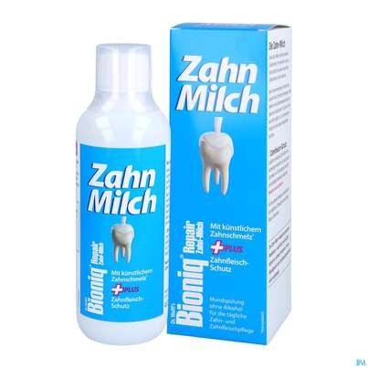 Sie sehen eine Packung Bioniq Repair Zahn-milch 400ml, Produktbild: 04 Bioniq Repair Zahn-milch 400ml, A-Nr.: 5445126 - 04
