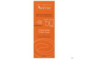 Sie sehen eine Packung Avène Sunsitive Getönte Sonnencreme Spf 50+ 50ml, Produktbild: 01 Avène Sunsitive Getönte Sonnencreme Spf 50+ 50ml, A-Nr.: 2840425 - 01