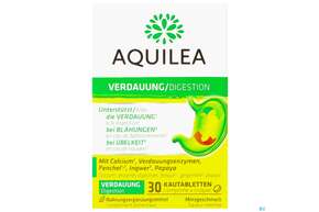 Sie sehen eine Packung Aquilea Gastro Kautabl Verdauung 30st, Produktbild: 01 Aquilea Gastro Kautabl Verdauung 30st, A-Nr.: 5719836 - 01