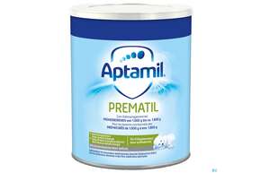 Sie sehen eine Packung Aptamil Spezialnahrung Prematil Fruehgeborenennahrung 400g, Produktbild: 01 Aptamil Spezialnahrung Prematil Fruehgeborenennahrung 400g, A-Nr.: 5232554 - 01