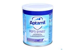 Sie sehen eine Packung Aptamil Spezialnahrung Pepti Syneo 400g, Produktbild: 01 Aptamil Spezialnahrung Pepti Syneo 400g, A-Nr.: 5133711 - 01