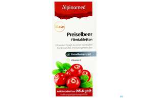 Preiselbeer Filmtabl Alpinamed 60st, A-Nr.: 3141965 - 01