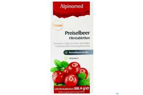 Preiselbeer Filmtabl Alpinamed 120st, A-Nr.: 3141971 - 01