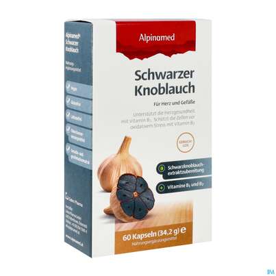 Knoblauch Kapseln Schwarz Vegan -alpinamed 60st, A-Nr.: 5386139 - 03