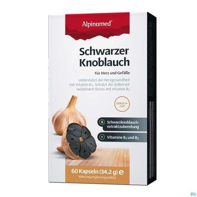 Knoblauch Kapseln Schwarz Vegan -alpinamed 60st, A-Nr.: 5386139 - 04