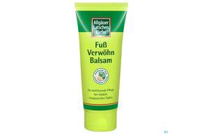 Sie sehen eine Packung Allgäuer Latschenkiefer Fuß Verwöhnbalsam 100ml, Produktbild: 01 Allgäuer Latschenkiefer Fuß Verwöhnbalsam 100ml, A-Nr.: 3139879 - 01